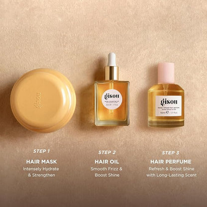 Gisou Deep Treatment Duo, Intense Hydration & Shine, With Mirsalehi Honey, Ceramides & Hyaluronic Acid, 19x Smoother Hair & 4x Stronger Strands, For Weekly Deep Conditioning