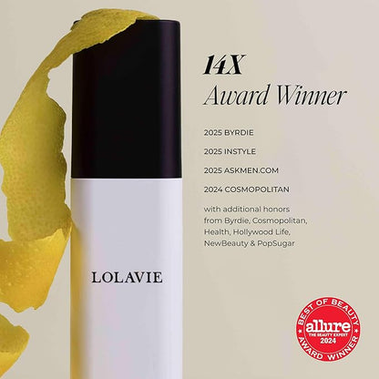 LolaVie Glossing Detangler - 5 oz - Delivers 15x Softer, Smoother Hair & 99% Reduction in Flyaways - 450-Degree Heat Protectant - Color Safe - All Hair Types