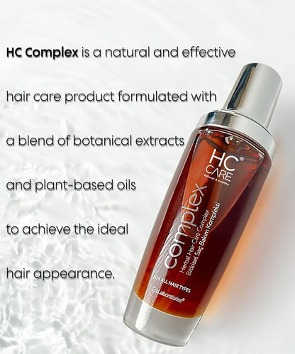 COMPLEX 100% Herbal Hair Regrowth Serum for All Hair Types 3.5 fl oz. - Anti Frizz, Hair Strengthening, Nourishing Serum for Damaged, Dry Hair - Thickening Fine Thin Hair - Hair Treatment