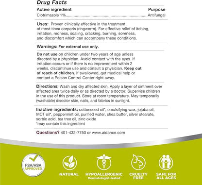 Terrasil Folliculitis Cream, Folliculitis Treatment of Ingrown Hair & Itching, Clinically Proven 1% Clotrimazole, Natural Ingredients, Scalp, Face & Body, Dermatologist Tested. (3 oz)