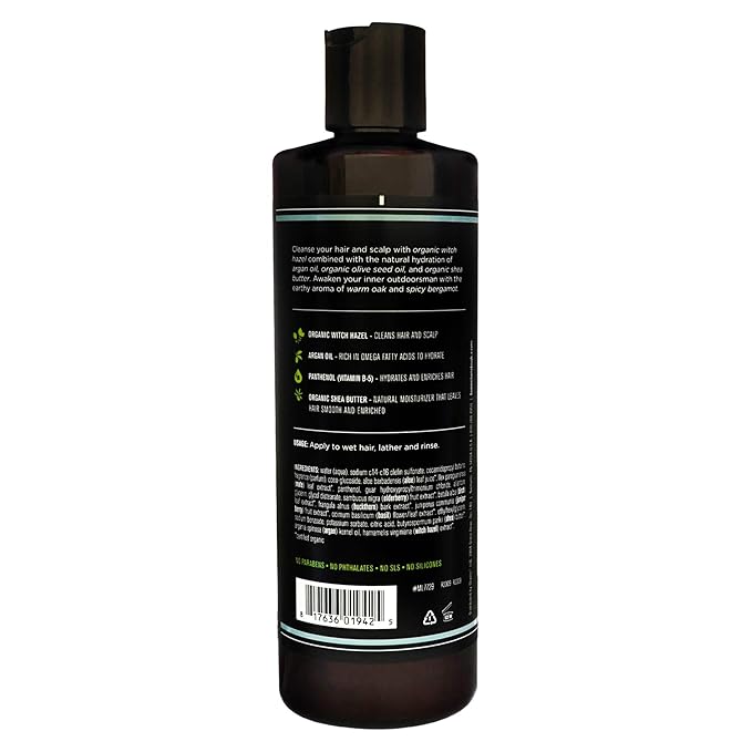 Barrel and Oak - 2-in-1 Shampoo & Conditioner, Men's Shampoo & Conditioner Set, Hair Care for Men, Cleanses Hair & Scalp, Natural Moisturizer, Essential Oil-Based Scent, Vegan (Black Oak, 16 oz)