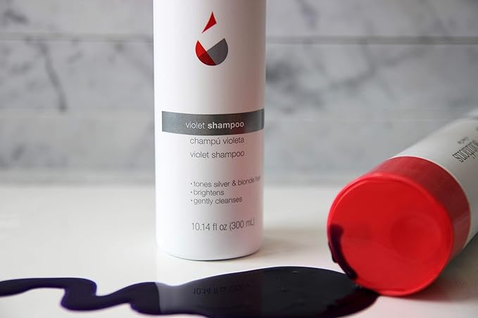 GREAT CLIPS Solutions Violet Shampoo, 10oz | Toning Shampoo Enhances Hair Color | Works on Color-Treated & Natural Hair | For Blonde, Gray, or White Hair