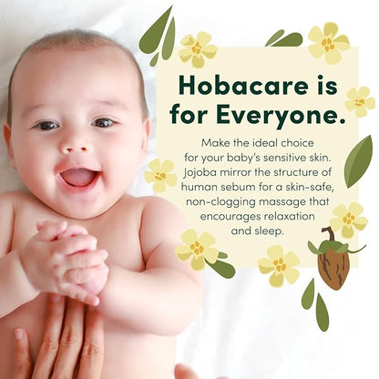 HobaCare Organic Jojoba Oil Bulk - Unrefined Carrier Oil for Soap Making, Hair, Face, Beard, Scalp, Massage, Skincare Spa - Natural, Pure, Hexane Free, Long Shelf Life (128 oz Gallon)