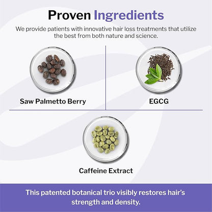 Shapiro MD Hair Growth Experts Hair Loss Leave-In Daily Foam, DHT Fighting Vegan Formula for Thinning Hair Developed by Dermatologists, Experience Healthier, Fuller, 2 Month Supply