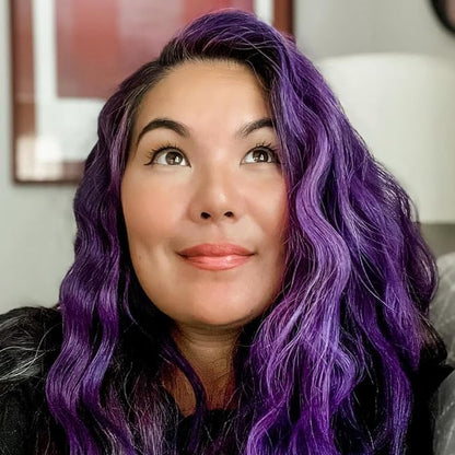 Overtone Daily Color Depositing Conditioner for All Hair: 8oz Temporary Coloring Conditioner with Shea Butter & Coconut Oil, Refresh Color & Prevent Fading, Vegan & Cruelty-Free, Vibrant Purple