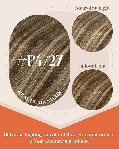 Sunny Hair Itip Human Hair Extensions Vibrant Highlights I Tip Hair Extensions Human Hair Dark Brown Highlight Caramel Blonde 18inch Pre Bonded Dramatic Transformation 50g