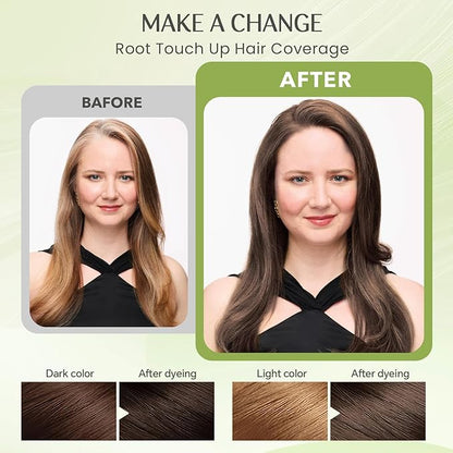 Dark Brown Hair Dye Shampoo 3 in 1, 100% Gray Reducing, Instant Hair Color for Gray Hair Coverage, Natural Shampoo Hair Dye for Women & Men, Easy To Use & Lasts 3-4 Weeks & All Hair Types, 16.9 fl.oz