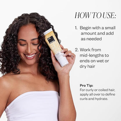 IGK Mistress Hydrating Hair Balm + Mixed Feelings Leave-In Blonde Toning Drops | Tone Brassy Hair, Nourish, + Fight Frizz | 5 oz + 1 oz