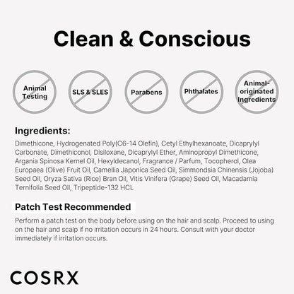COSRX PEPTIDE 132 Hair Care Set - Bonding Shampoo, Treatment & Oil Serum, Bond Repair Treatment Hair Gift Set for Damaged, Dry Hair, Daily Scalp Treatment for Dandruff, Dry, Itchy or Flaky Scalp