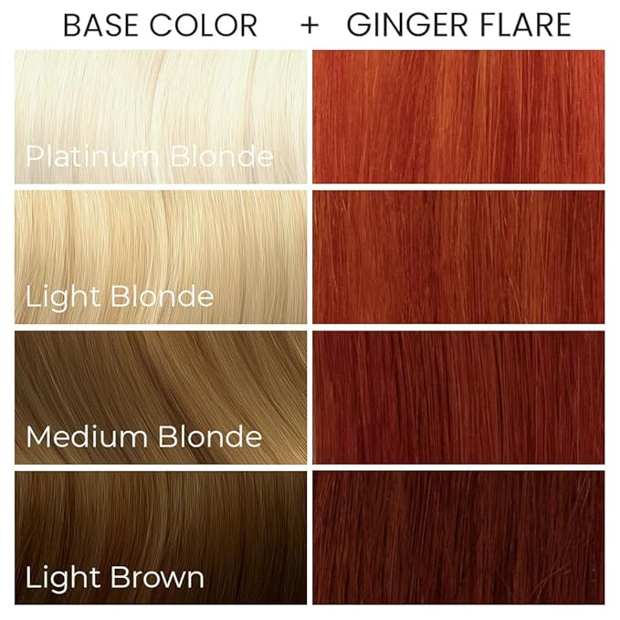 Arctic Fox Semi-Permanent Hair Dye, Vegan & Cruelty-Free, Ammonia-Free, Orange Ginger Flare, Long Lasting, Conditioning, For All Hair Types, 8 Fl Oz (Pack of 2)