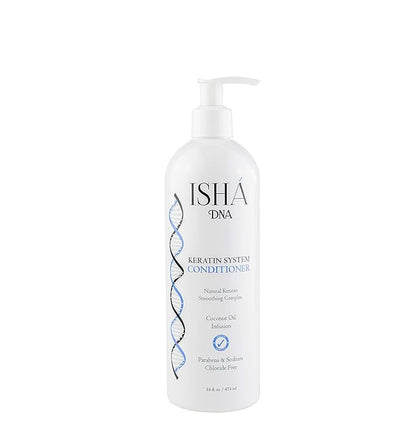 Keratin Treatment System Conditioner - Sulfate and Parabens Free - Perfect for Keratin Treated Hair - Infused with Coconut Oil - For All Hair Types. (16 Fl Oz.)