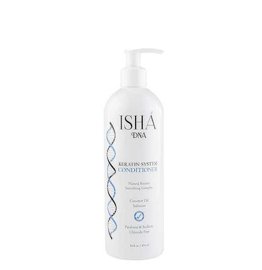 Keratin Treatment System Conditioner - Sulfate and Parabens Free - Perfect for Keratin Treated Hair - Infused with Coconut Oil - For All Hair Types. (16 Fl Oz.)