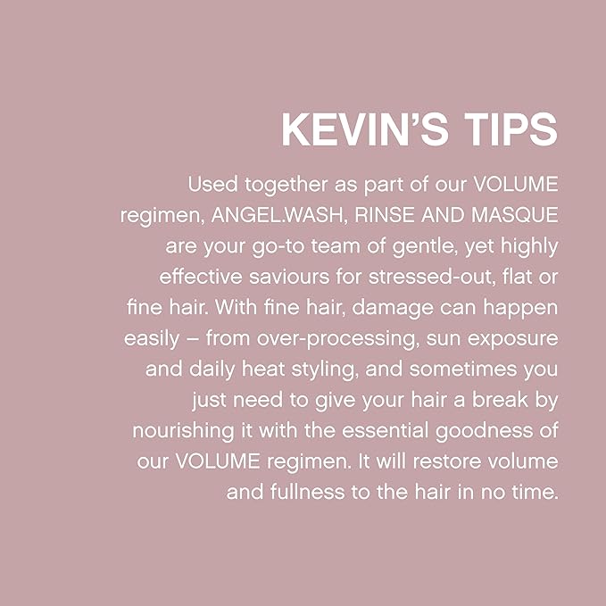 KEVIN.MURPHY ANGEL.RINSE - Hair Repair Conditioner - For Fine Coloured Hair - Colour Safe Conditioner - Sulphate-Free - For Moisture & Conditioning - Delicate Scent - 1 L / 33.8 fl oz