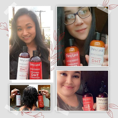 DHT Blocker Shampoo and Conditioner for Hair Loss With Biotin For Men, Women, Anti-Hair Loss Treatment, Rosemary Leaf Oil and Asparagus Extracts, for Thinning Hair (Shampoo and Conditioner)