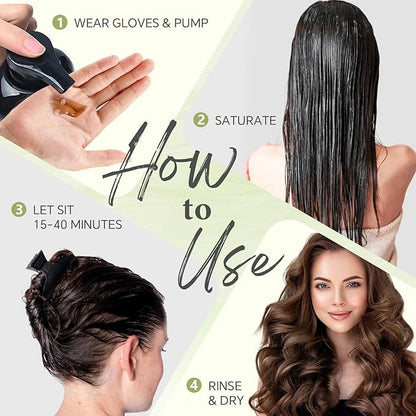 Dark Brown Hair Dye Shampoo 3 in 1, 100% Gray Reducing, Instant Hair Color for Gray Hair Coverage, Natural Shampoo Hair Dye for Women & Men, Easy To Use & Lasts 3-4 Weeks & All Hair Types, 16.9 fl.oz