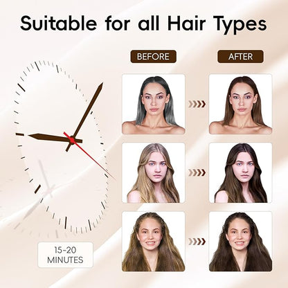 IIIMEIDU Hair Dye Shampoo 3 in 1, Natural Hair Dye Semi Permanent Hair Color, Gray Hair Cover Up, Ginger Essence shampoo for Color Treated Hair for Women and Men (500ml) 1