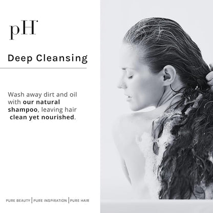 pH PURE HAIR Argan & Keratin Shampoo Hair Mask & Elixir Color Protecting - Hydrating Nourishing Formula for Deep Cleansing Heat Protection Soft & Silky Hair - Sulfate Free (8.45+8.45+3.38 Fl Oz)