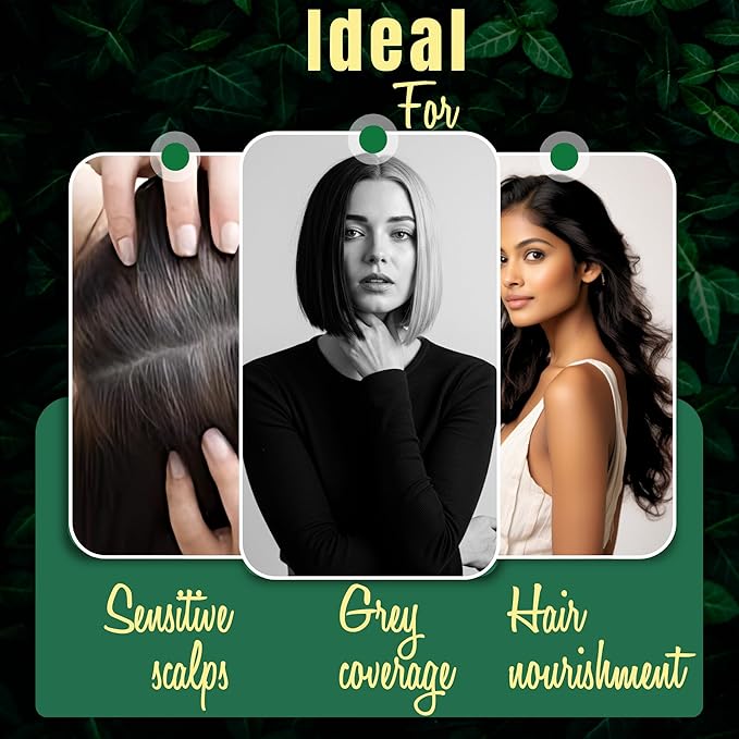 5-in-1 Hair Dye Shampoo for Gray Hair - Ammonia-Free with Vitamin E, Argan Oil & Collagen - Moisturizes, Repairs, and Colours in 15 Minutes - 500 ML (Black Hair)