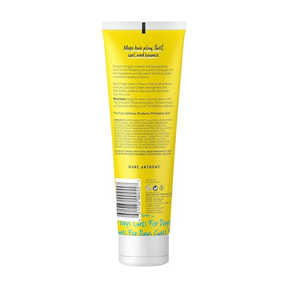 Marc Anthony Curly Hair Conditioner, Strictly Curls - 3x Moisture For Curl Defining & Enhancing - Shea Butter, Marula Oil, Aloe Vera & Coconut Cream - Sulfate Free & Color Safe For Dry Damaged Hair
