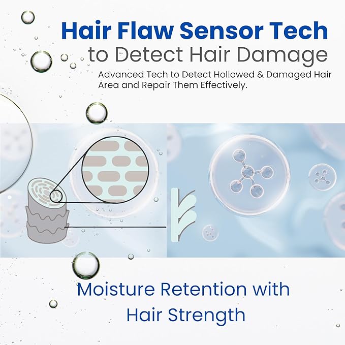 8 THE THALASSO Potion Hair Oil for Frizzy & Damaged Hair Women & Men, Keratin Hair Care for Repairing with Squalane & Deep Ocean Water, Sulfate & Paraben Free, UNSCENTED, 24 Capsules