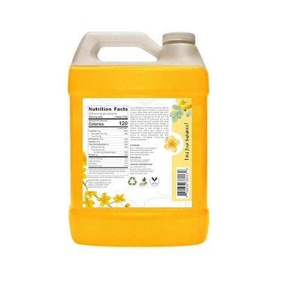 100% Pure Extra Virgin USDA Organic Unrefined Cold Pressed Camelina Seed Oil 1 Gallon (128 FL.OZ)