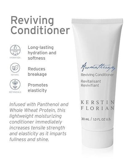Kerstin Florian Reviving Conditioner | Travel Size | Repair Dry or Color Treated Hair with Deep Moisture | Reduce Frizz and Increase Shine | 1 fl oz