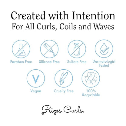 Rizos Curls Detox Oil, Detox & Balance Scalp to Reduce Buildup & Soothe Irritation, Support Hair Growth & Health with Tea Tree & Lemon Oil, For All Hair Types 1a - 4c, 1 oz