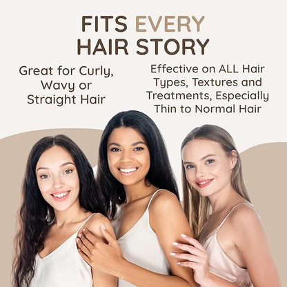 VITAMINS hair cosmetics Keratin Leave In Conditioner for Thin Hair - Lightweight Moisturizer & Hydrating Detangler Cream for Dry Damaged Hair - Frizz Control & Sulfate Free - 8.5 Fl Oz