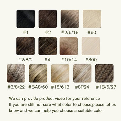 RUNATURE U Tip Hair Extensions Human Hair for Women Invisible 12 Inch Short Ombre Strawberry Blonde Fading to Light Blonde U Tips Keratin Hair Extensions Real Human Hair Silky Full Ends 40g 50 Strands