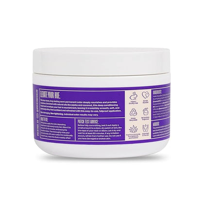 Overtone Color Depositing Semi-Permanent Hair Dye Conditioner - 8 oz For Natural & Color-Treated Hair, Moisturizing Shea Butter & Coconut Oil - Vegan & Cruelty-Free, Vivid Violet