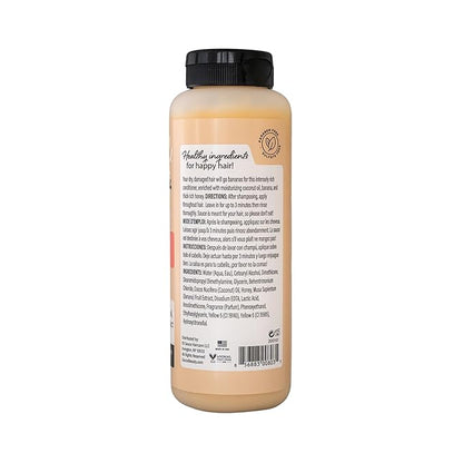 SAUCE BEAUTY Conditioner, Intense Repair Coconut Cream Conditioner (10 Fl Oz) for Dry, Damaged, Frizzy & Curly Hair, Revitalizing Coconut Oil, Banana & Honey, Paraben & Sulfate-Free