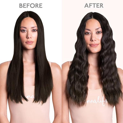 WENNALIFE Clip in Hair Extensions, 150g 20 Inch 9pcs Dark Brown Remy Hair Thicker Double Weft Extensiones De Cabello Humano Con Clip Ins Straight Full Volume