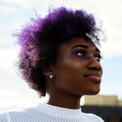 oVertone Daily Color Depositing Conditioner: 8oz Temporary Coloring Conditioner with Shea Butter & Coconut Oil, Refresh Color & Prevent Fading, Vegan & Cruelty-Free, Extreme Purple is Vivid Violet