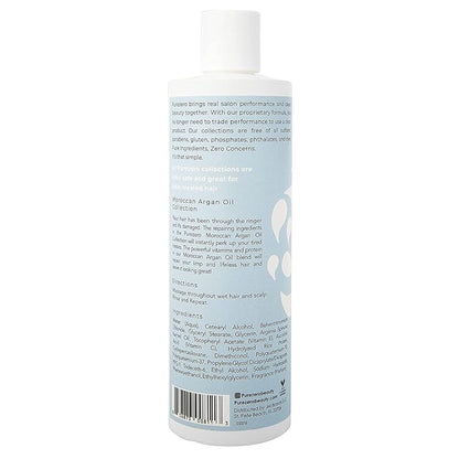 Purezero Moroccan Argan Oil Shampoo & Conditioner set - Repair Damaged Hair - Fight Dandruff & Frizz - Zero Sulfates, Parabens, Dyes, Gluten - Vegan & Cruelty Free (20 FL Oz (Pack of 2))
