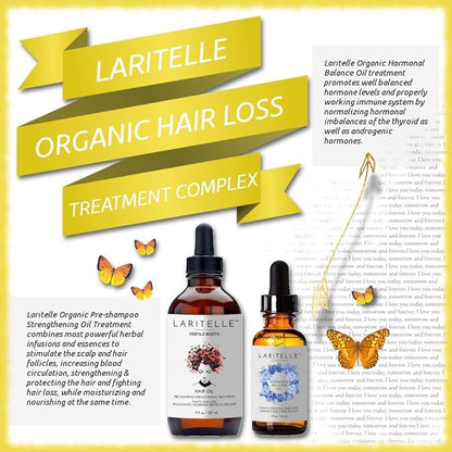 Organic Hair Growth Complex | Promotes New Hair Growth, Nourishes Follicles & Balances Hormones | Hair Loss Treatment | GMO-free