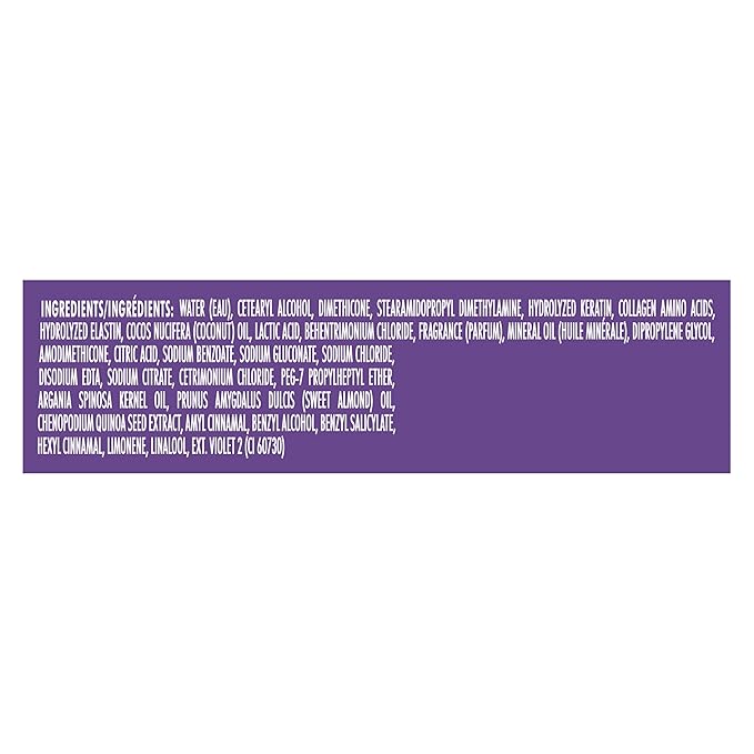 Nexxus Hair Color Blonde Assure Purple Conditioner, Keratin, For Blonde and Bleached Hair, Color 8.5 oz