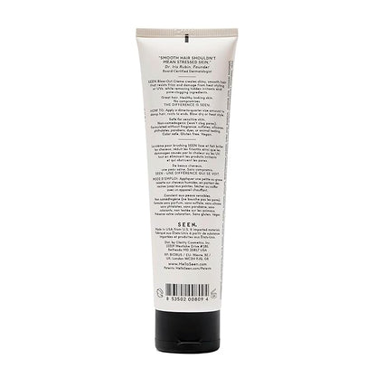 SEEN Blow-Out Creme, Fragrance Free - Non-Comedogenic & Sulfate-Free Blow Out Hair Cream- Reduces Frizz- Heat Protectant- Safe for Sensitive, Eczema & Acne Prone Skin