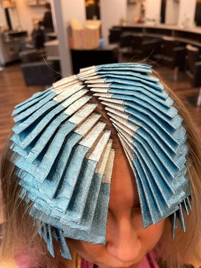 Framar Blue Pop Up Hair Foil, Aluminum Foil Sheets, Hair Foils For Highlighting - 500 Foil Sheets