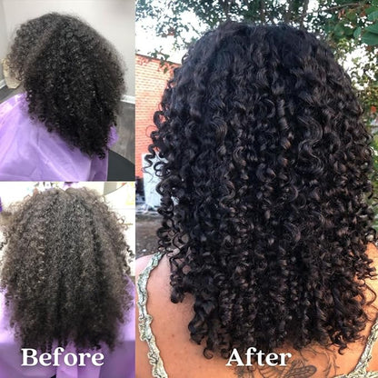 Transparent Hair Oil Treatment, To Support Thicker, Voluminous, Fuller Looking Hair, Infused with Hyaluronic Acid, Biotin, Avocado and Rosemary Oil (3.4 Fl Oz)