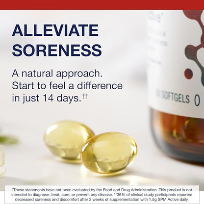 Metagenics SPM Active - Specialized Pro-Resolving Mediators from Marine Oils - Supports Normal Inflammatory Response, Tissue Health, Joint Comfort, Immune Health - Non-GMO & Gluten-Free - 60 Softgels