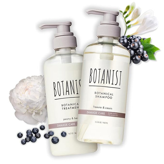 Natural Shampoo and Conditioner Set, Hair Repair Shampoo and Conditioner by Keratin, Collagen, Jojoba& Argan Oil, Moisturizing Shampoo in Japan, Silicone & Sulfate Free 31.7 Fl Oz DAMAGE CARE