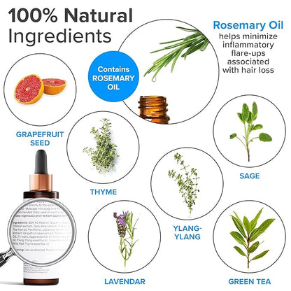HairStem Follicle-boosting Triceutical Serum for Thicker Fuller Hair | Triple-Action, Multi-Zonal Topical Serum for Hormonal, Nutritional, and Inflammatory-Related Hair