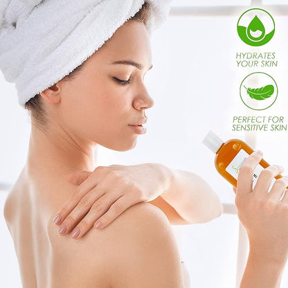 LANOLIN OIL Cold Pressed Unrefined | 100% Natural Available in Bulk | Carrier for Essential Oils, Face, Skin, Hair Moisturizer, Soap Making | (64 OZ)