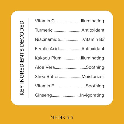 MEDIX 5.5 Vitamin C Cream Face Lotion & Body Lotion Moisturizer | Anti Aging Skin Care Firming & Brightening Cream Diminishes The Look Of Uneven Skin Tone, Age Spots, & Sun Damaged Dry Skin, 15 Fl Oz
