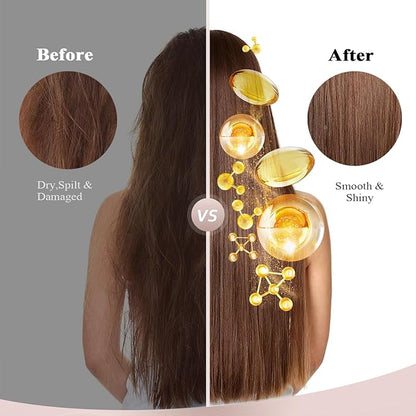 Alfheim Argan Repairing Shampoo & Conditioner | Sulfate-Free, Paraben-Free | Argan Oil, Keratin & Niacinamide for Dry, Damaged, Color-Treated Hair | Moisturizing, Strengthening & Frizz Control|18oz*2