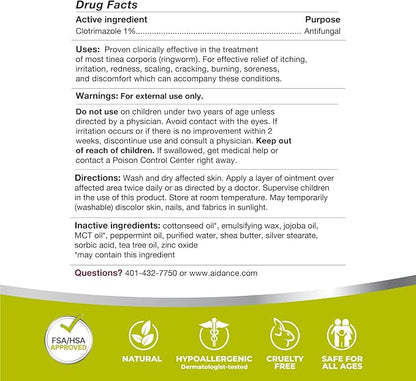 Terrasil Folliculitis Cream, Folliculitis Treatment of Ingrown Hair & Itching, Clinically Proven 1% Clotrimazole, Natural Ingredients, Scalp, Face & Body, Dermatologist Tested. (1.7 oz)