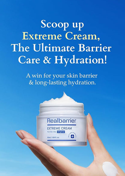 Real Barrier | Extreme Cream | Korean Moisturizer Face Cream, Korean Skin Care | Rich Face Lotion for Sensitive Skin | Hydrating Face Moisturizer with Hyaluronic Acid and Ceramides | 1.69 fl oz (50ml)