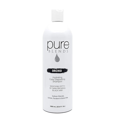 Orchid Hydrating Semi-Permanent Color Depositing Shampoo - Brighten & Tone Faded Hair, Prevent Fade, Extend Color Service for Treated Hair - 33.8 Oz