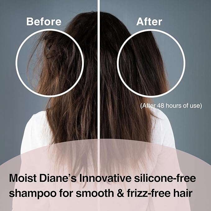 Moist Diane Keratin Hair Treatment for Dry Hair & Damaged Hair Women and Men, Organic Hair Care with Argan Oil & Cherry Blossom Extracts from Japan, Sulfate & Silicone Free, EXTRA VITAL, 15.2 Fl Oz