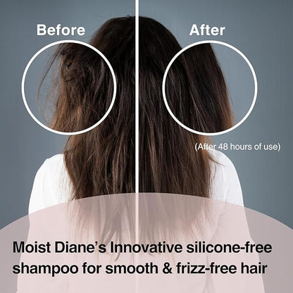 Moist Diane Keratin Hair Treatment for Dry Hair & Damaged Hair Women and Men, Organic Hair Care with Argan Oil & Cherry Blossom Extracts from Japan, Sulfate & Silicone Free, EXTRA VITAL, 15.2 Fl Oz